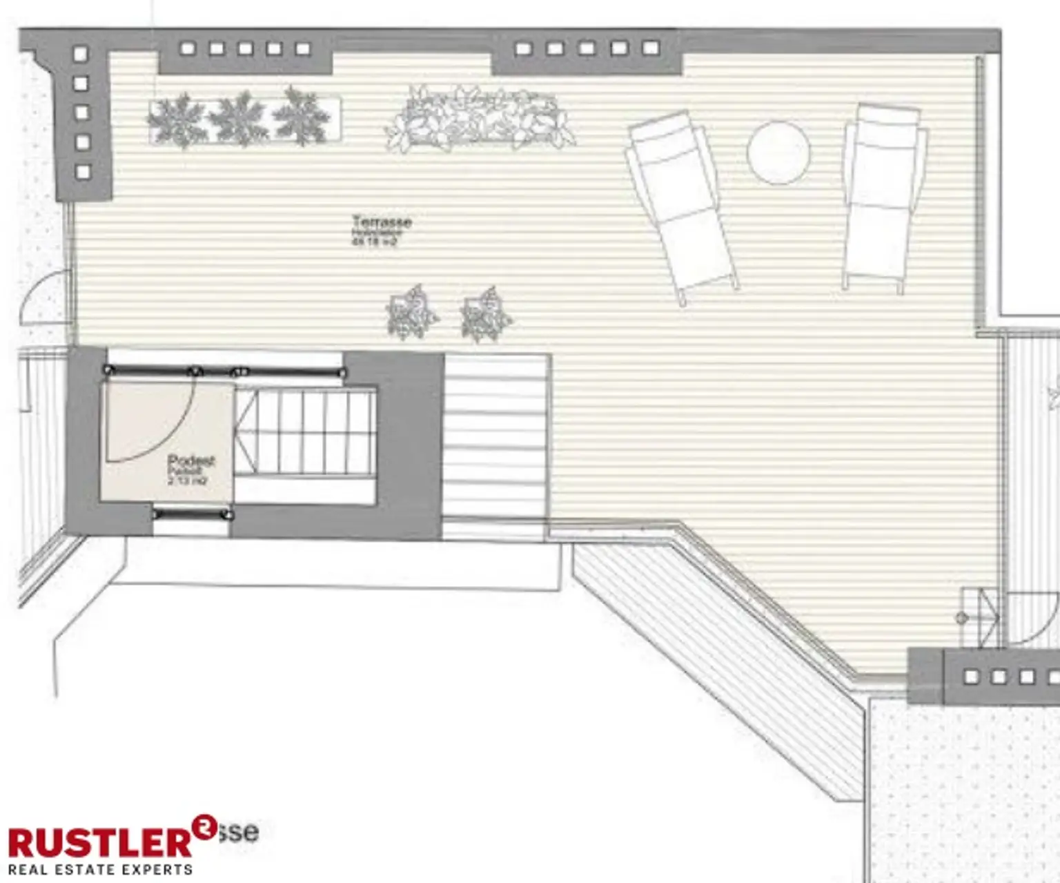 Dachterrasse