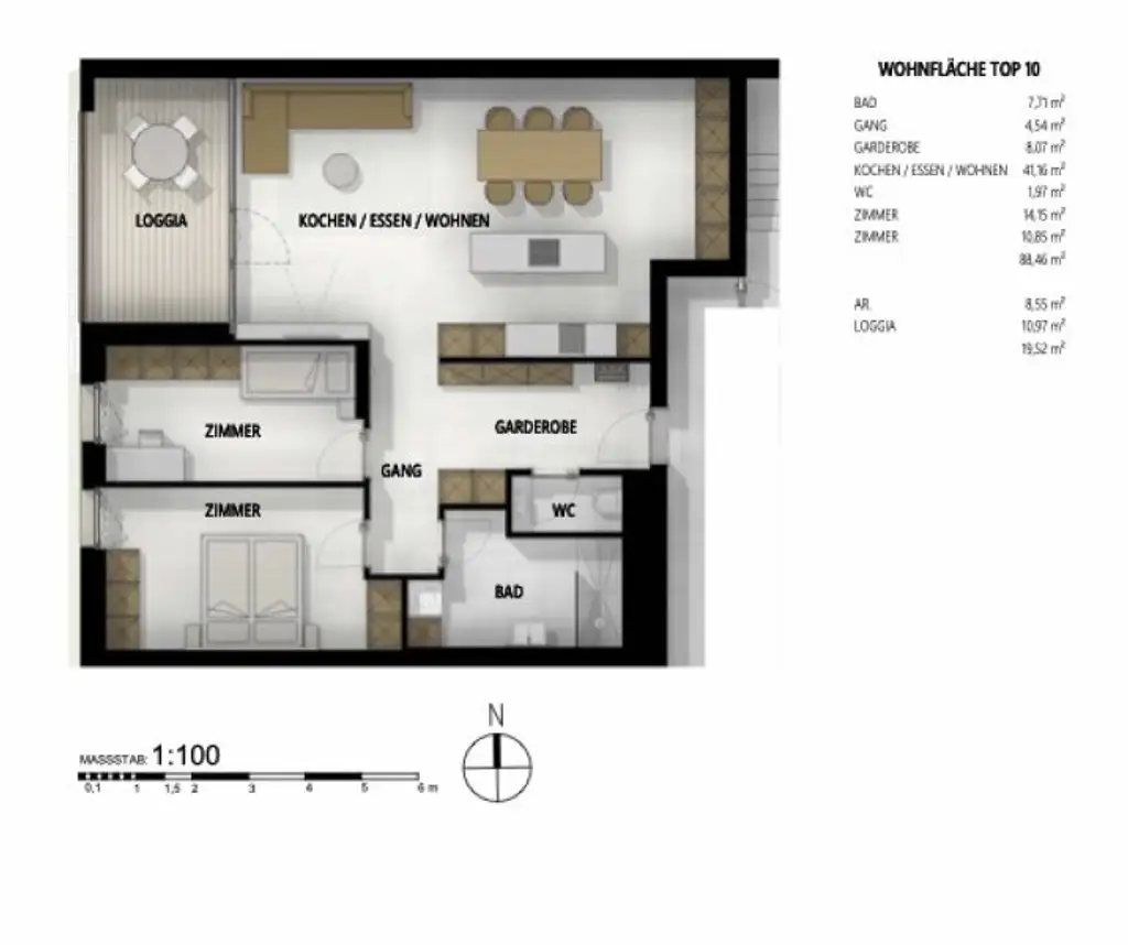 Architektonisch hochwertiger Neubau in Top-Lage von Scharnitz! Top 10