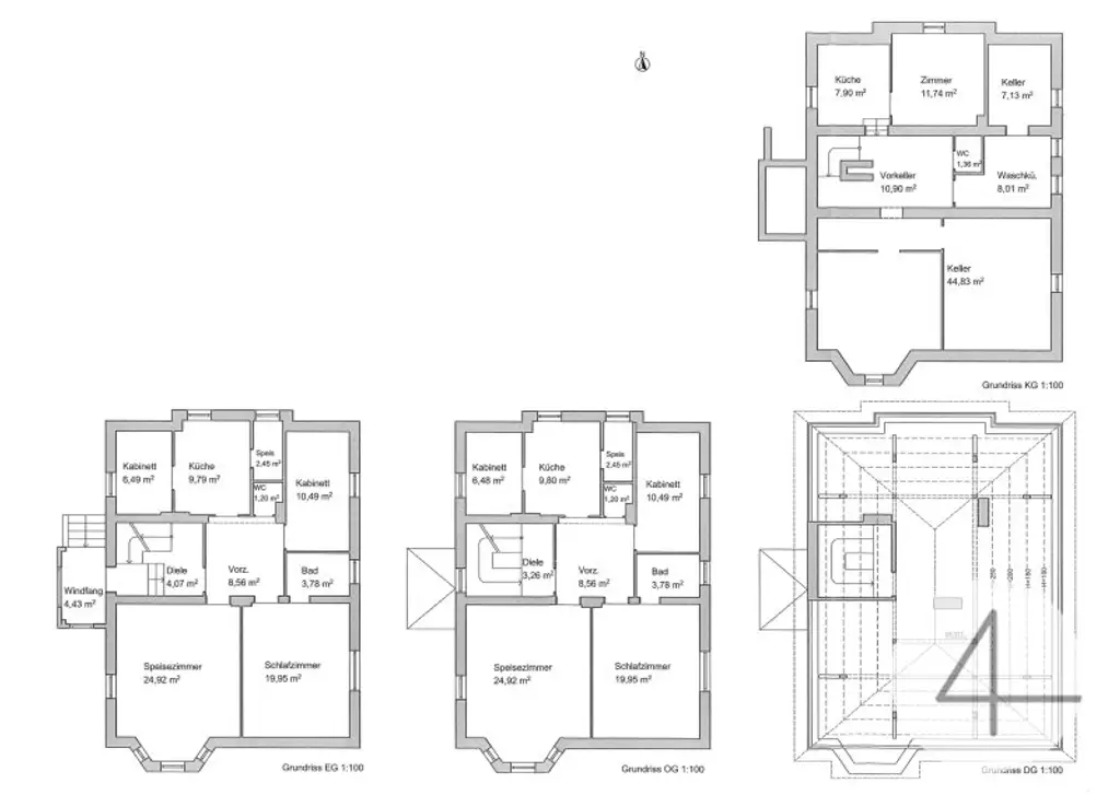 TOP-Lage nähe Stadtzentrum! Sommeraktion! Sanierungsbedürftig mit Ausbaupotential! Studie für 4 Wohneinheiten mit DG-Ausbau vorhanden!