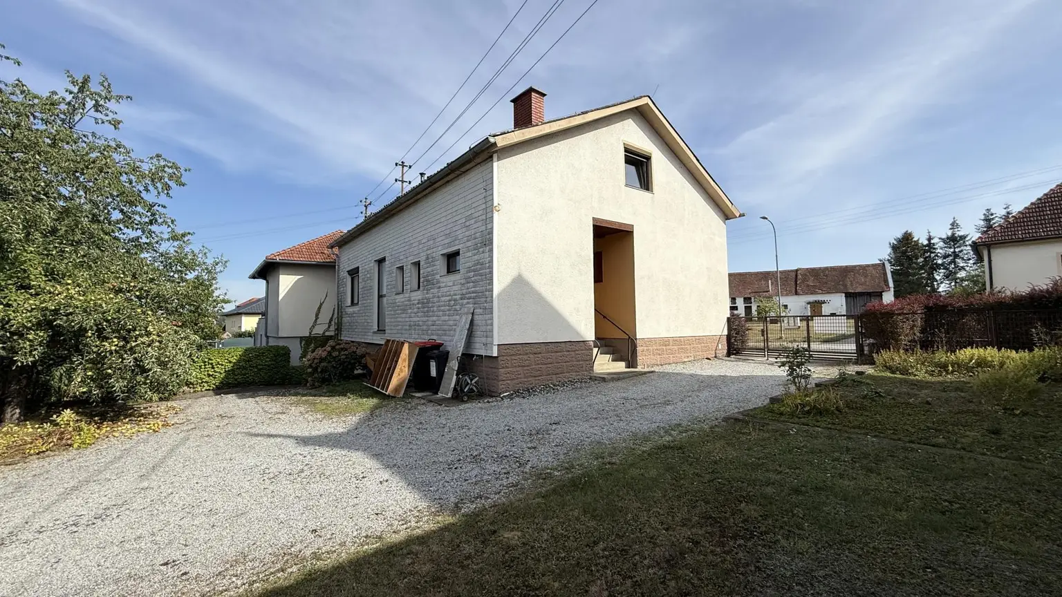 Zufahrt zur Garage