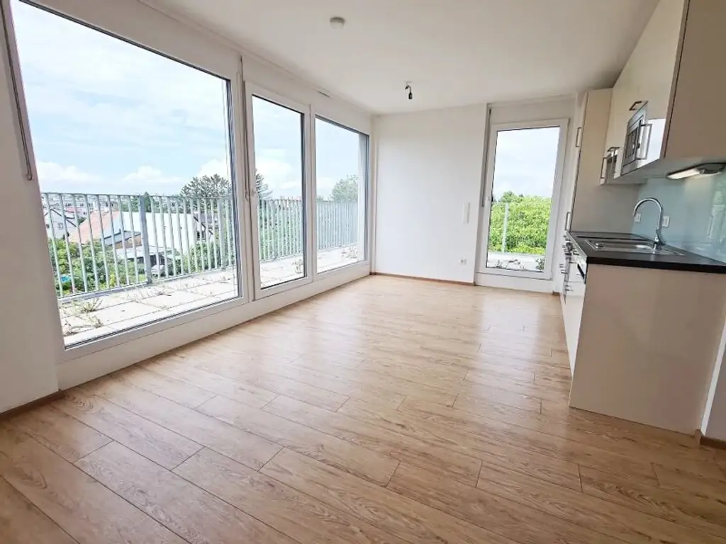 NEUBAU-RENDITEOBJEKT IM GRÜNEN, freier Mietzins, 10 Wohneinheiten mit Freiflächen, 5 Stellplätze, 748 m2 Grundstück, Aspern, U2-Nähe