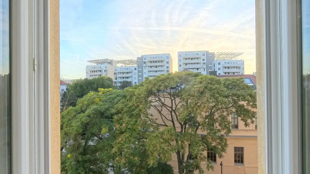 Altbau mit Charakter | 3 Zimmer, Fischgrätparkett und Grünblick am Apollopark