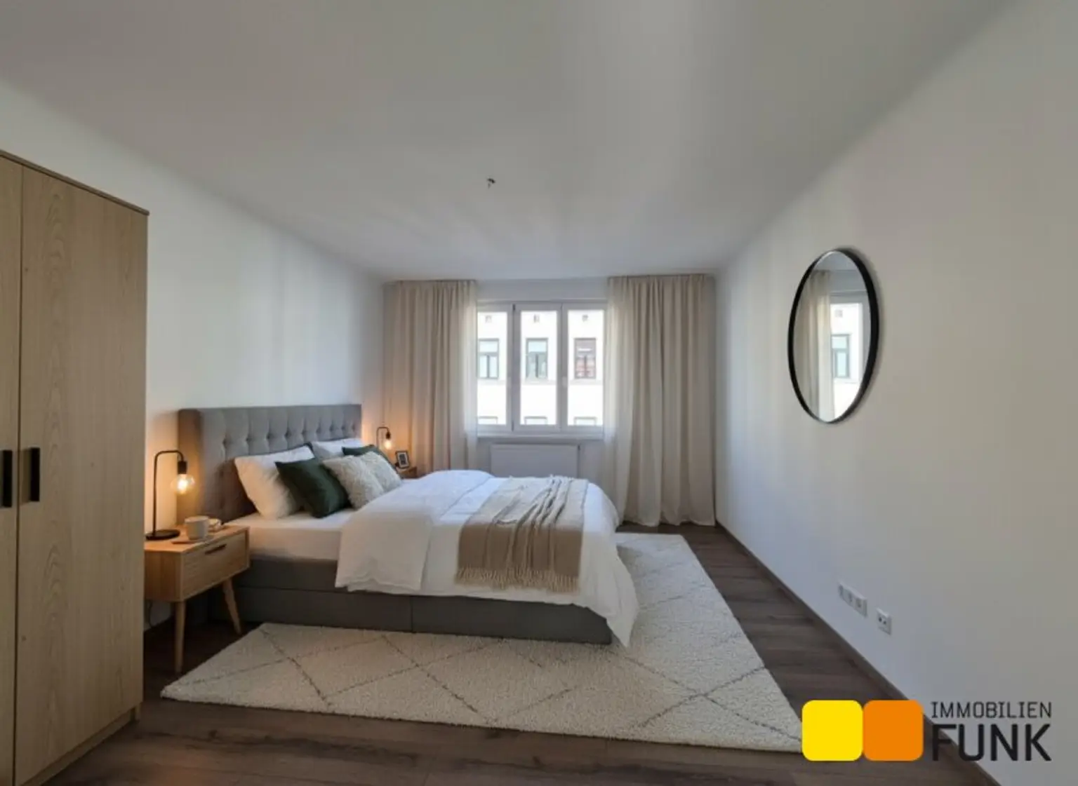 Schlafzimmer, Einrichtungsvorschlag KI-generiert