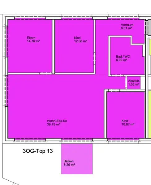 Großzügige, lichtdurchflutete 4 Zimmer Wohnung mit Balkon im Zentrum von Dornbirn