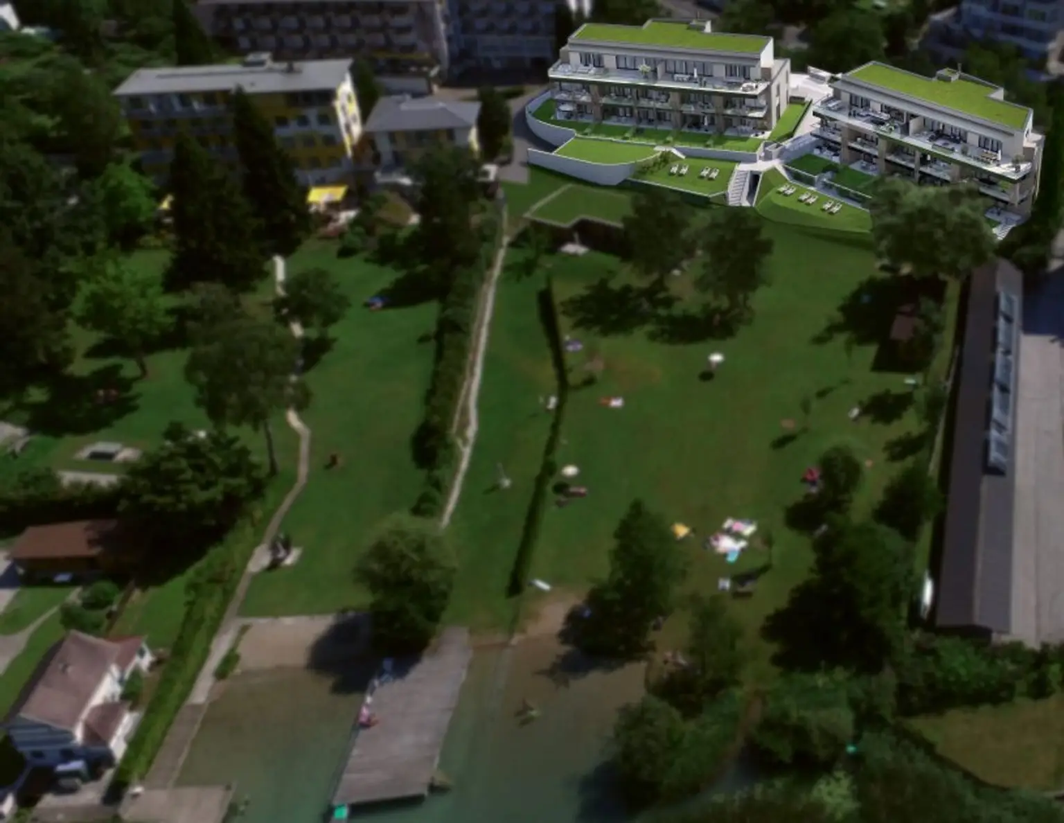Exklusives Penthouse mit himmlischem See- und Bergpanorama