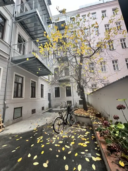 Altbau-Flair modern interpretiert: Vollsanierte 2 Zimmer Wohnung mit hofseitigem Balkon