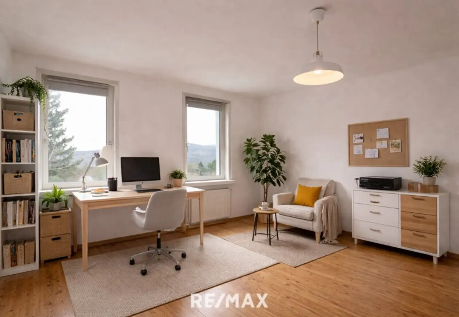 Arbeitszimmer (virtuell eingerichtet)