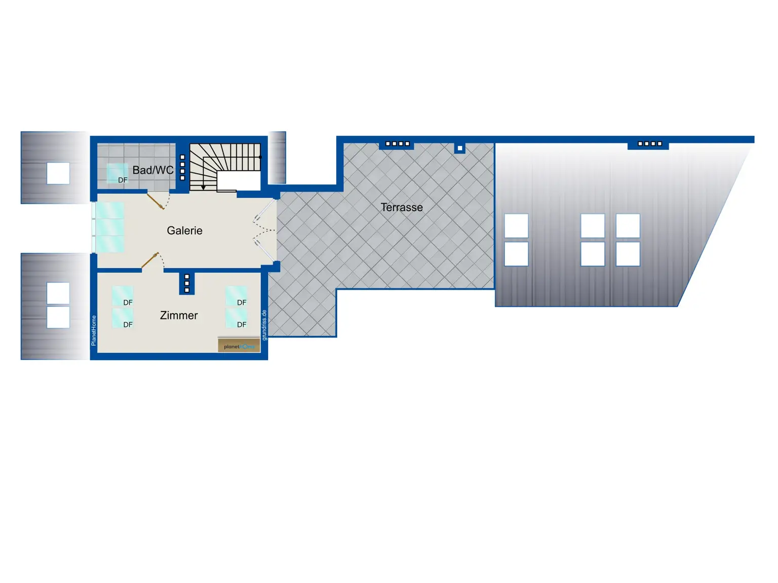 Grundrissalternative Ebene 2