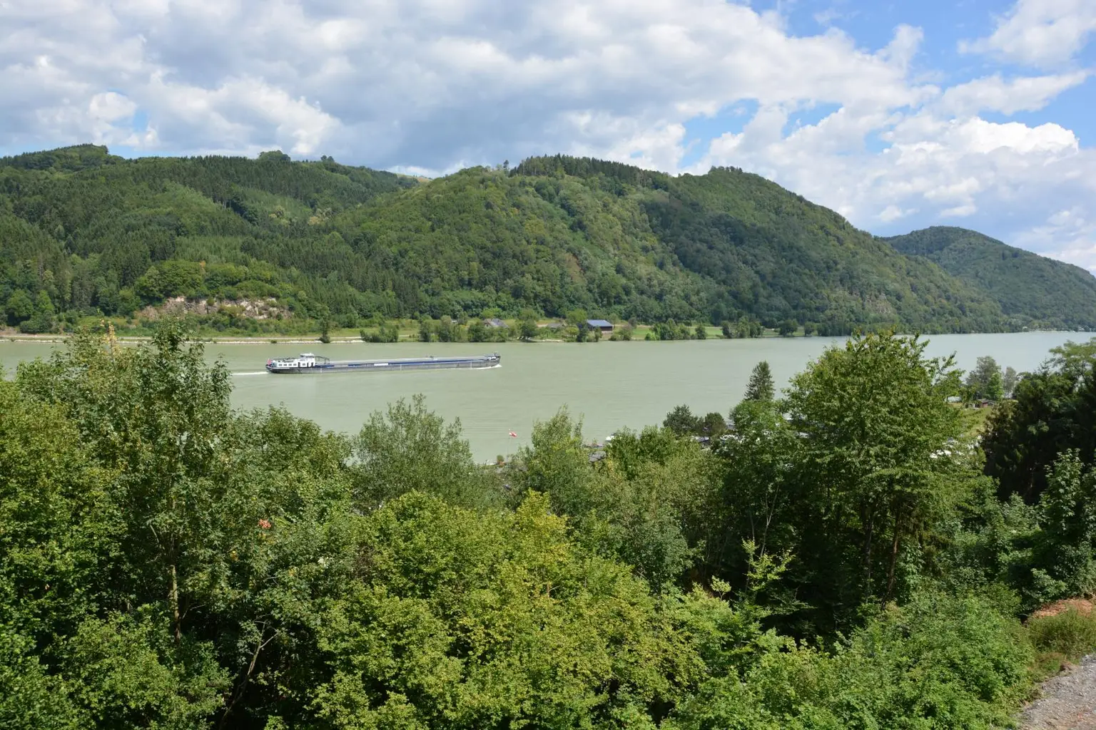 Blick vom Balkon