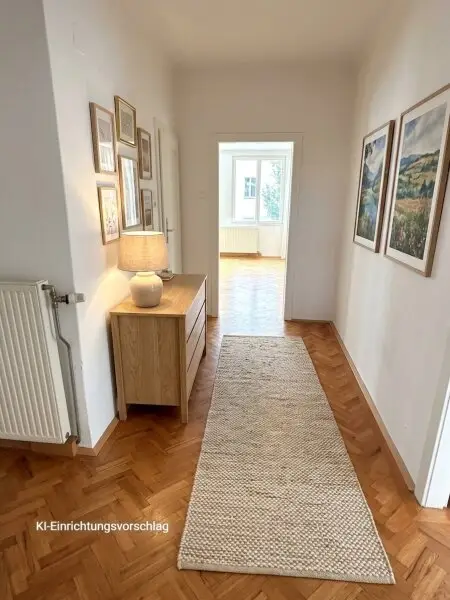 Vorzimmer KI-Einrichtungsvorschlag