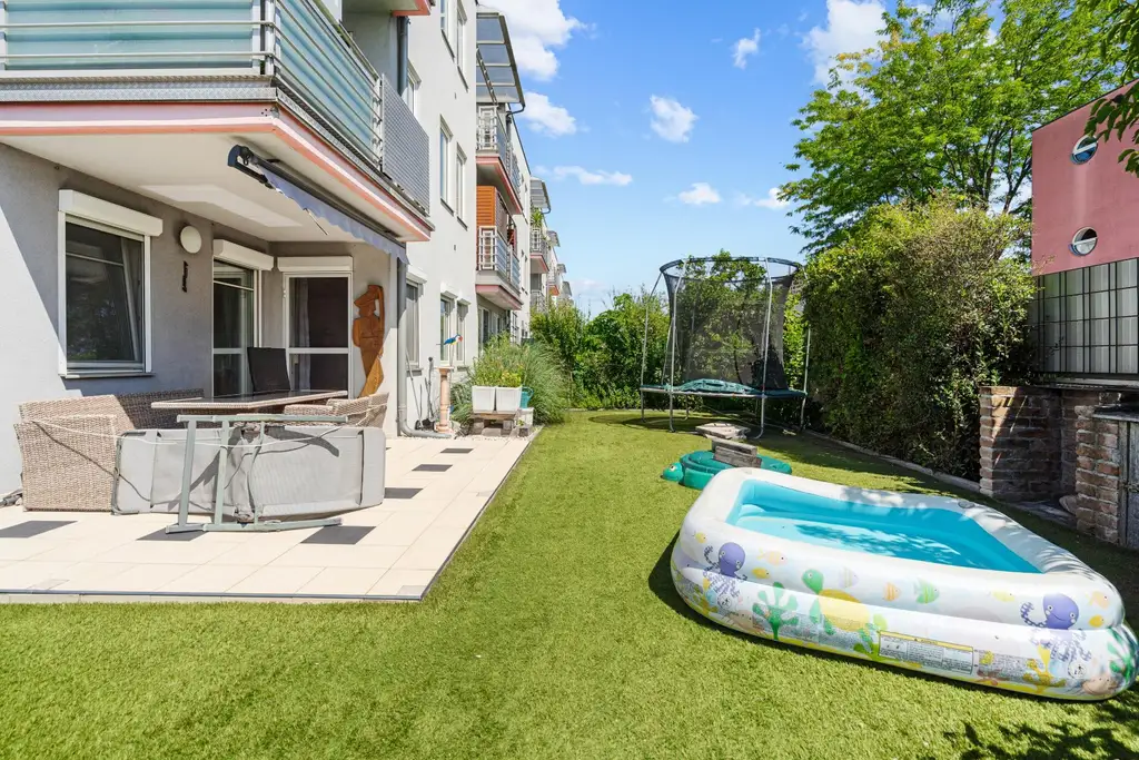 "Wohnoase mit Garten & Garage – 3-Zimmer-Traum bei Badeteich Hirschstetten"