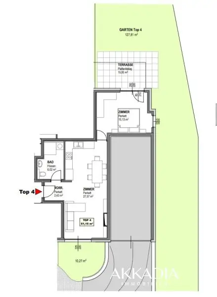 Gartenidyll mit Gestaltungsfreiheit