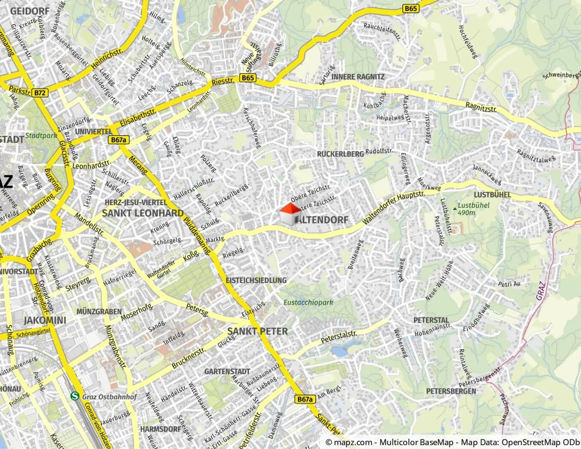 Exklusives Reihenhaus Ca. 106 m² mit Garten und Terrasse in Graz - Waltendorf - zu Kaufen