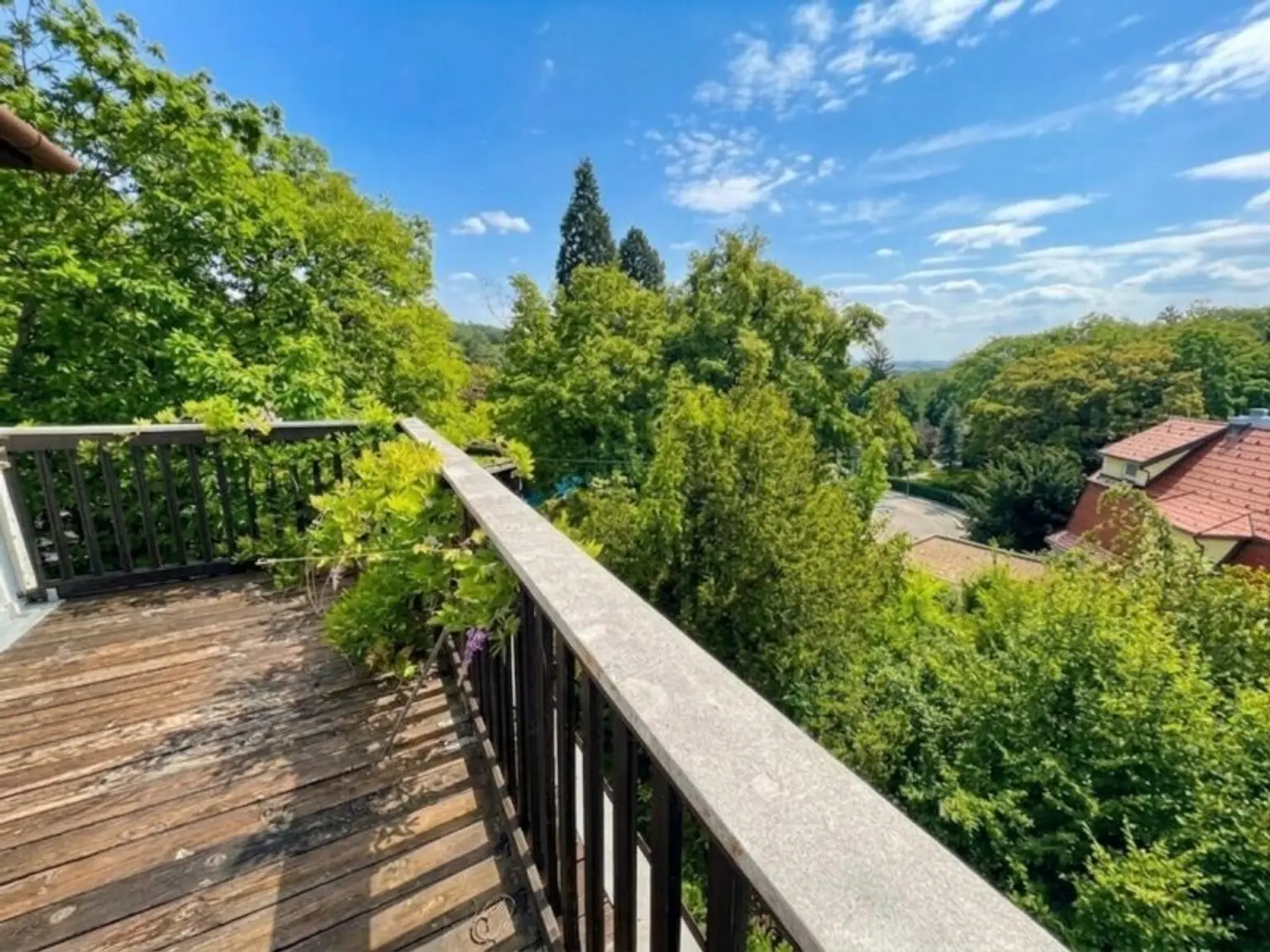 Aussicht von Terrasse/OG