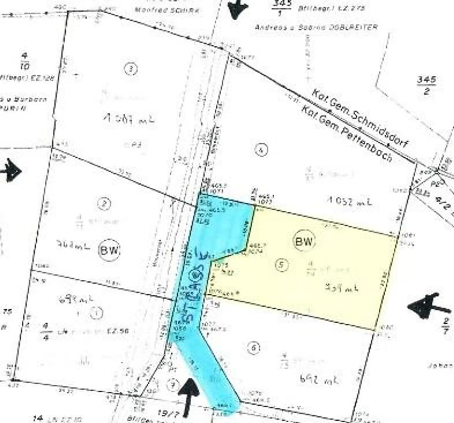 Lageplan Parzelle 5