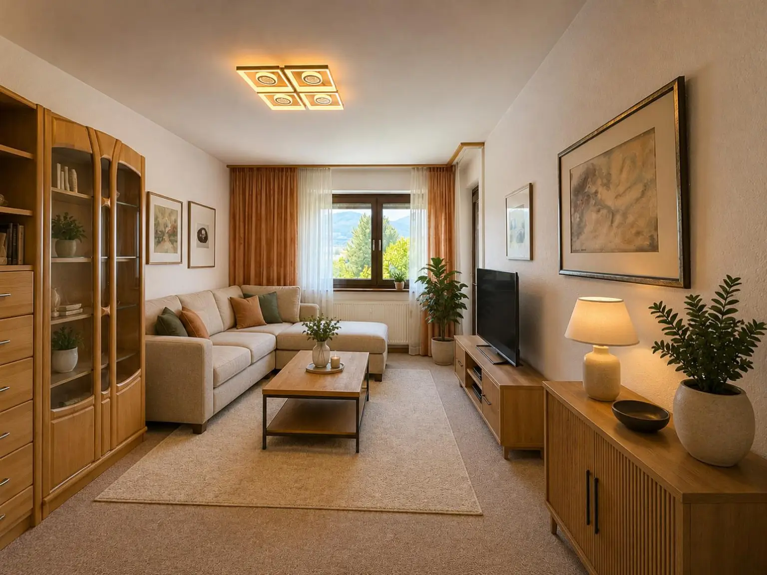 Wohnzimmer II - Visualisierung - Gedankenanstoß