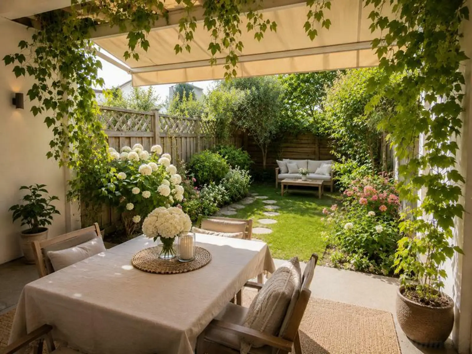 Idylle im eigenen Garten