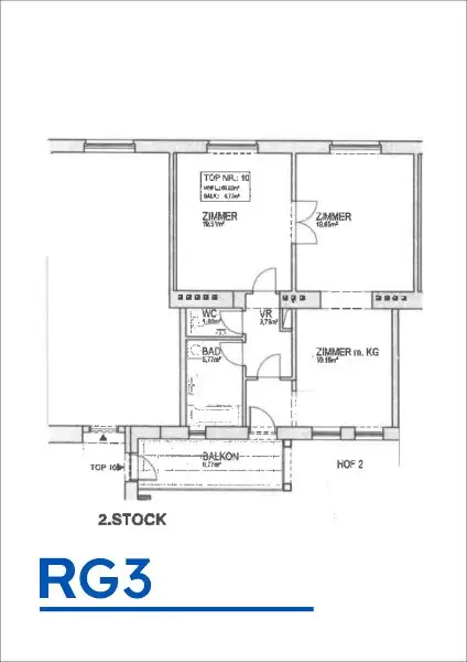 Top Eigentumswohnung mit Balkon in zentraler Lage