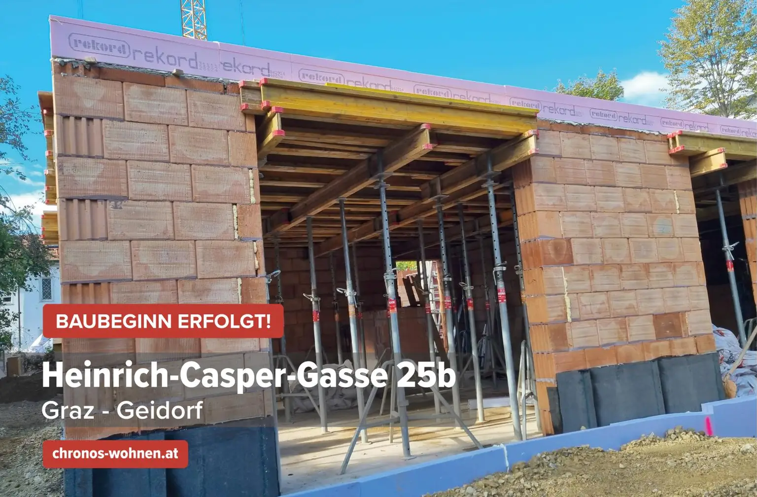 BAUBEGINN ERFOLGT! 4-Zimmer-Gartenwohnung! Neubauprojekt im Villenviertel in Geidorf!