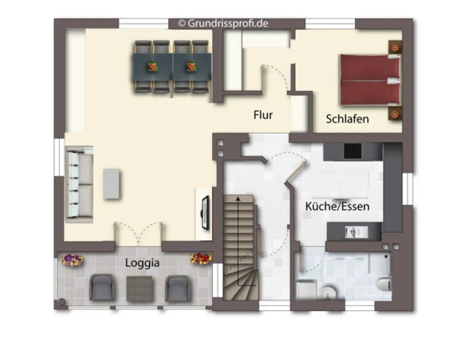 Grundriss Wohnung