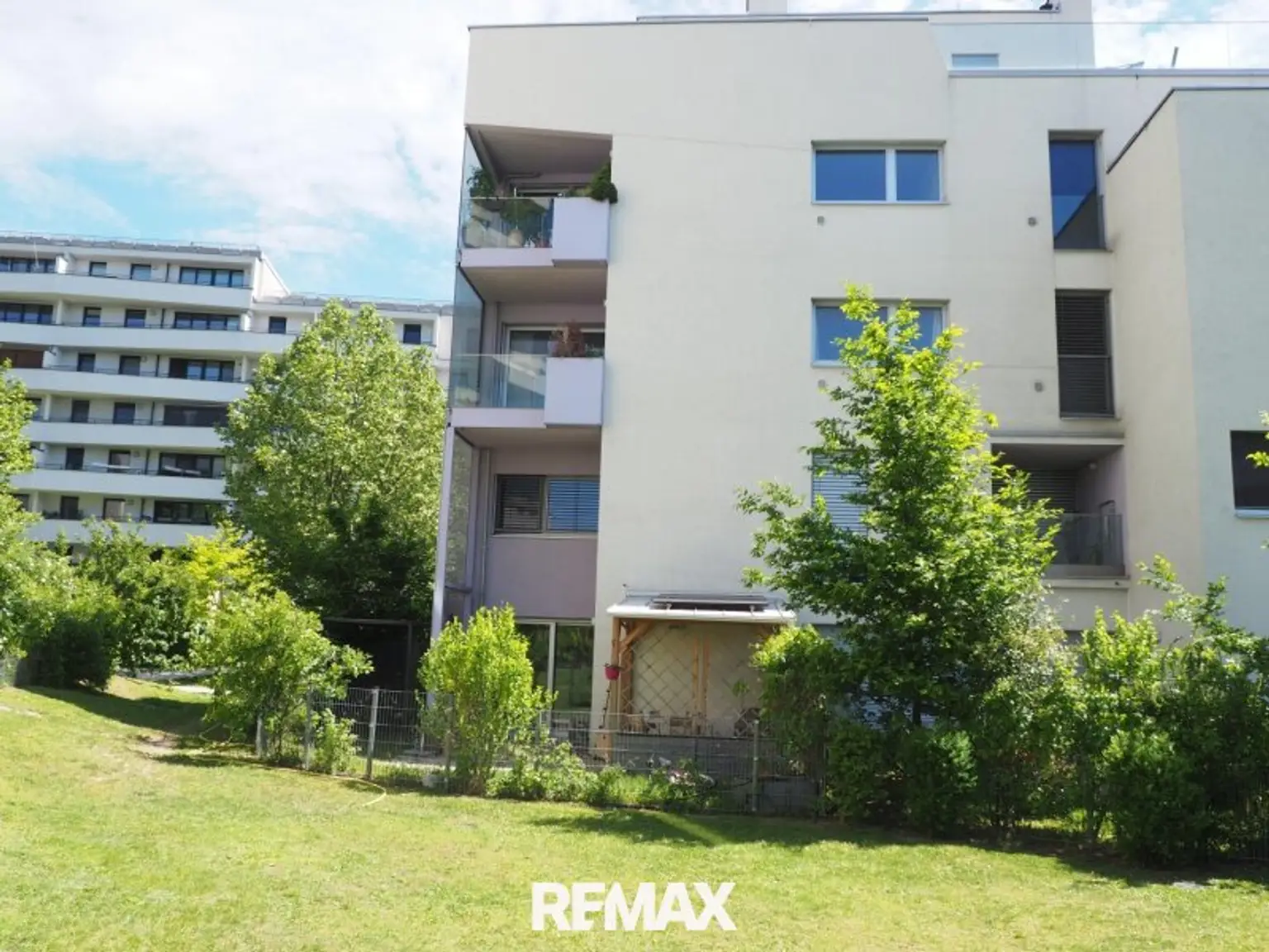 begrünte Hausanlage