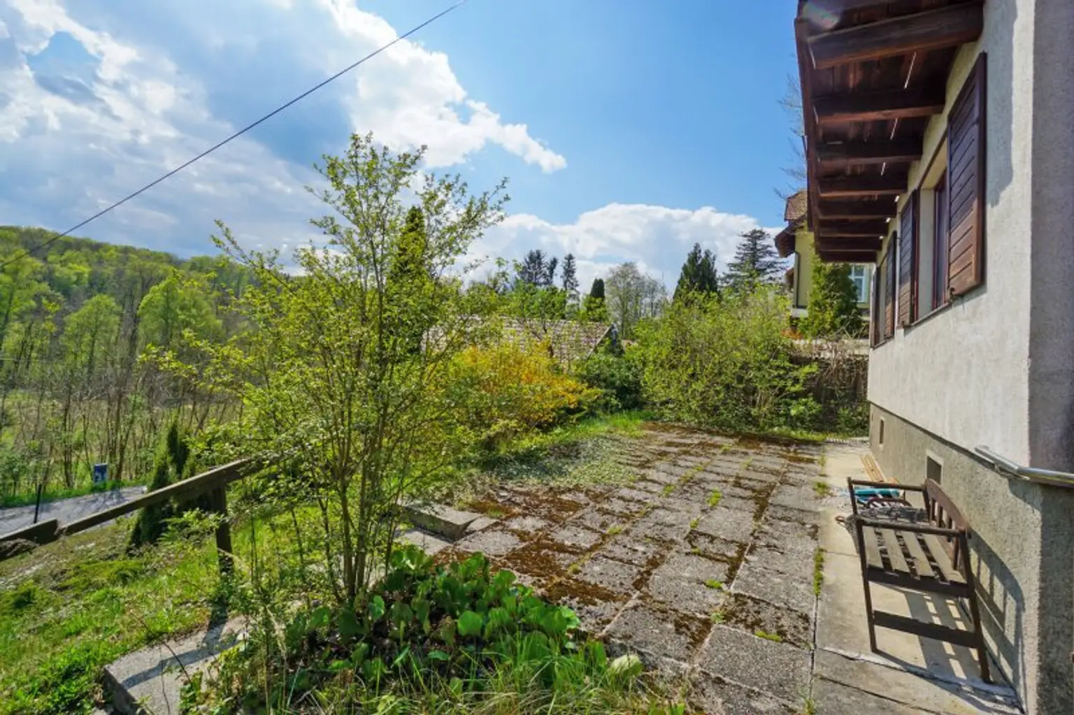 Terrasse Richtung SW