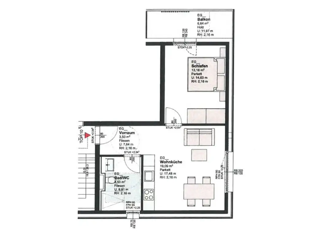 Traumhafte 2-Zimmer-Wohnung in Timelkam: Erstbezug inkl. Allg. Garten und Balkon!