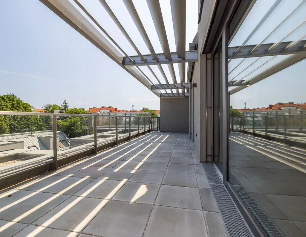 Terrassentraum als Investment bei der Alten Donau