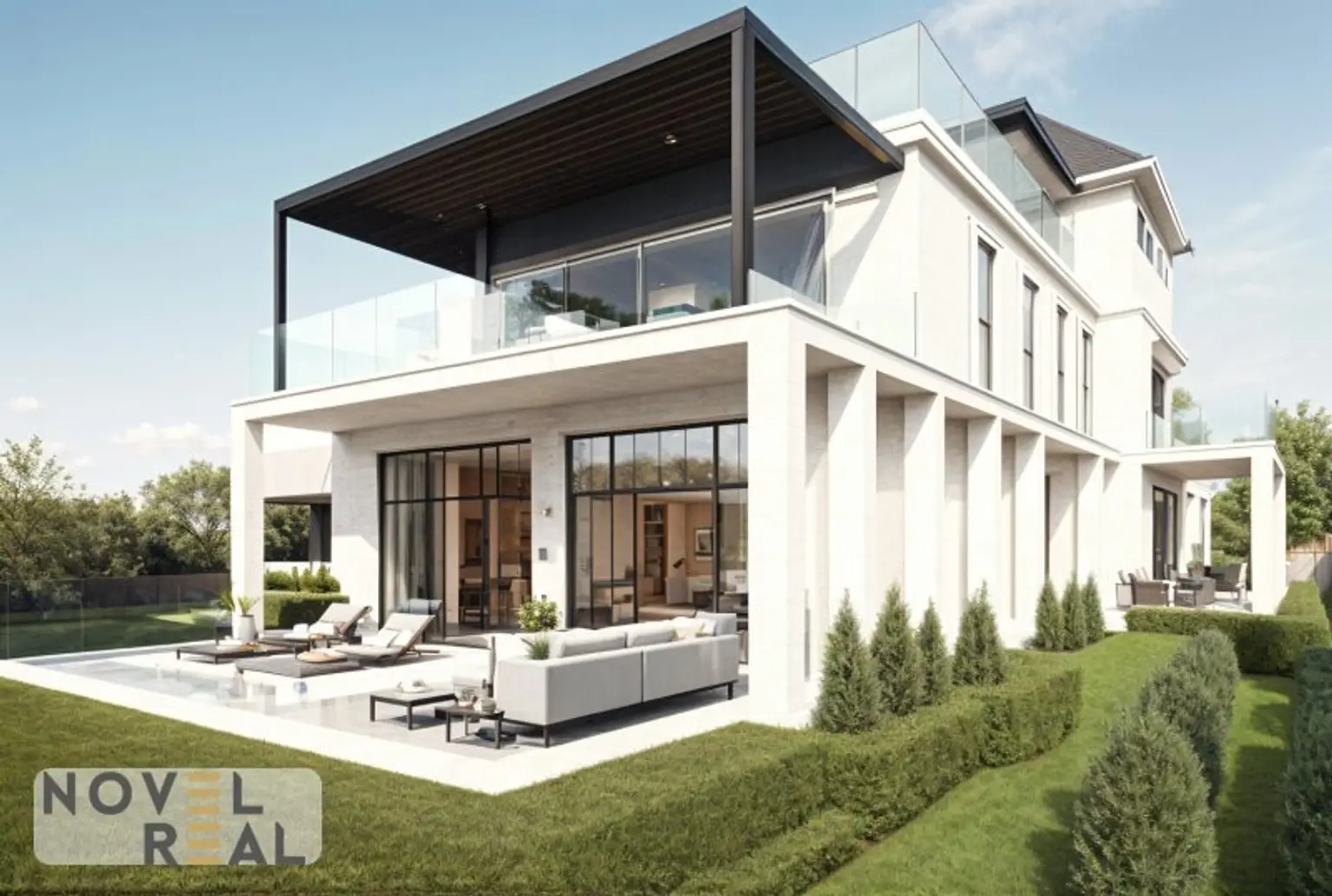 Villa "Elida 9"- Residieren in Donau-Nobellage! "Garden Residence" auf 3 Ebenen!