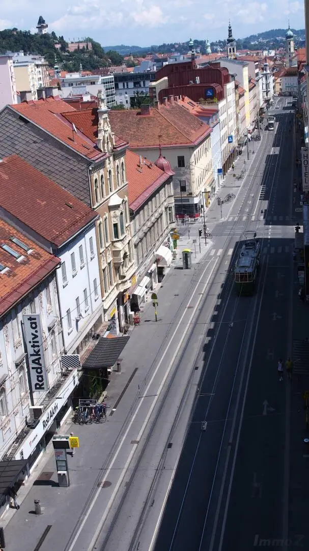 Blick auf die Straße