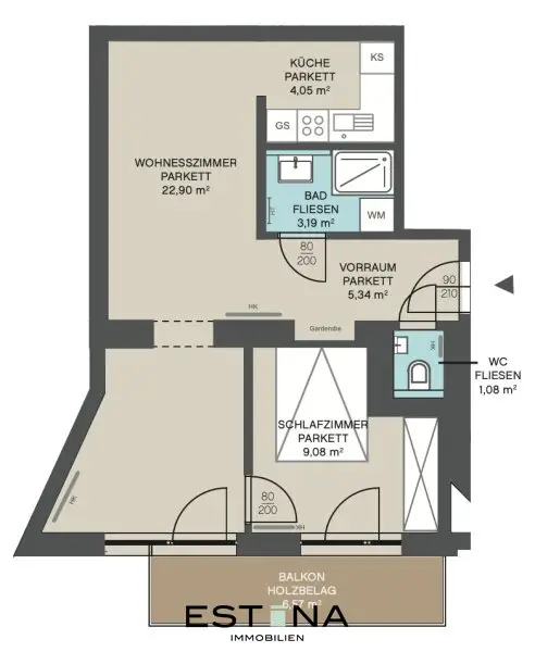 Attraktive Stadtwohnung im 14. Bezirk – Balkon, Aufzug, hochwertige Ausstattung