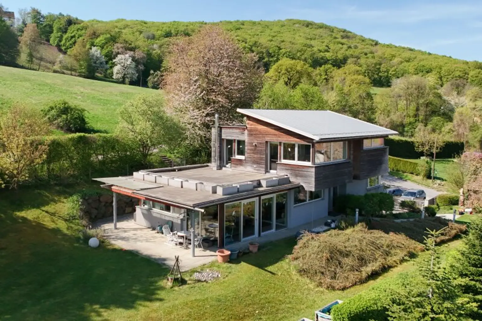 Drohnenansicht von Nordosten