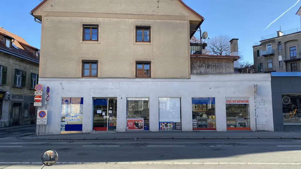 8020 Graz: günstiges, ebenerdiges Geschäftslokal mit Auslagenfront an Frequenzlage