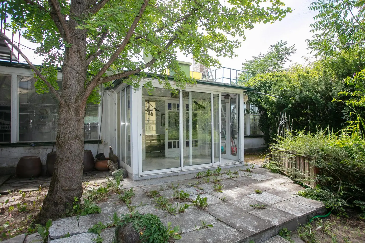 verglaste Veranda, Aussen Ansicht