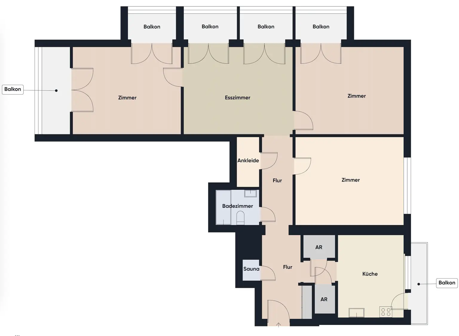 Grundriss ohne Maßstab