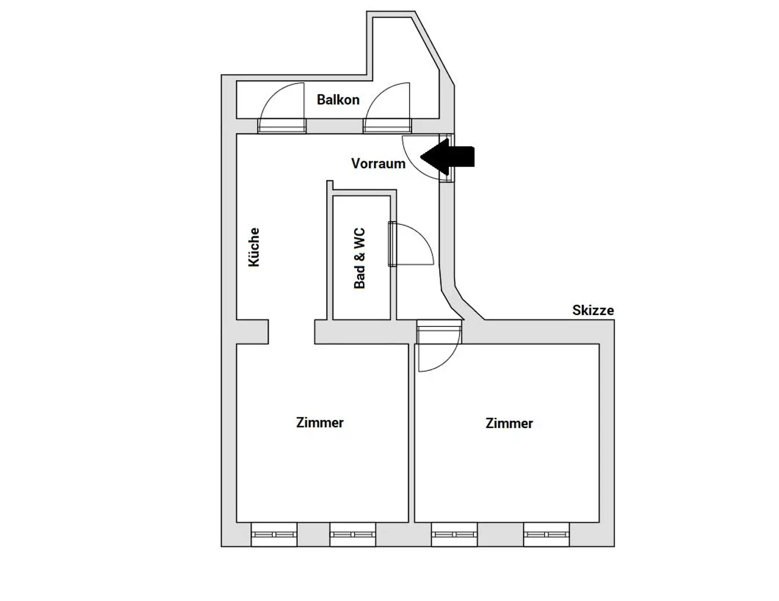 Stilvolle Altbauwohnung mit Balkon in begehrter Lage des 18. Bezirks – unbefristete Miete