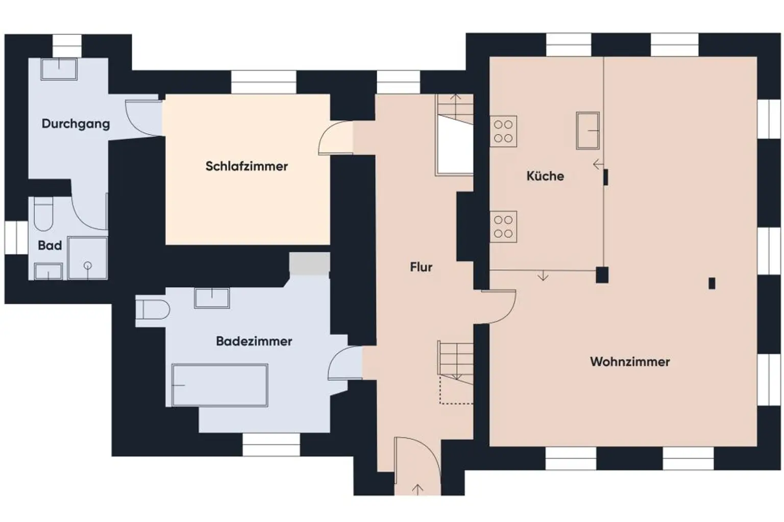 Grundriss ohne Maßstab EG