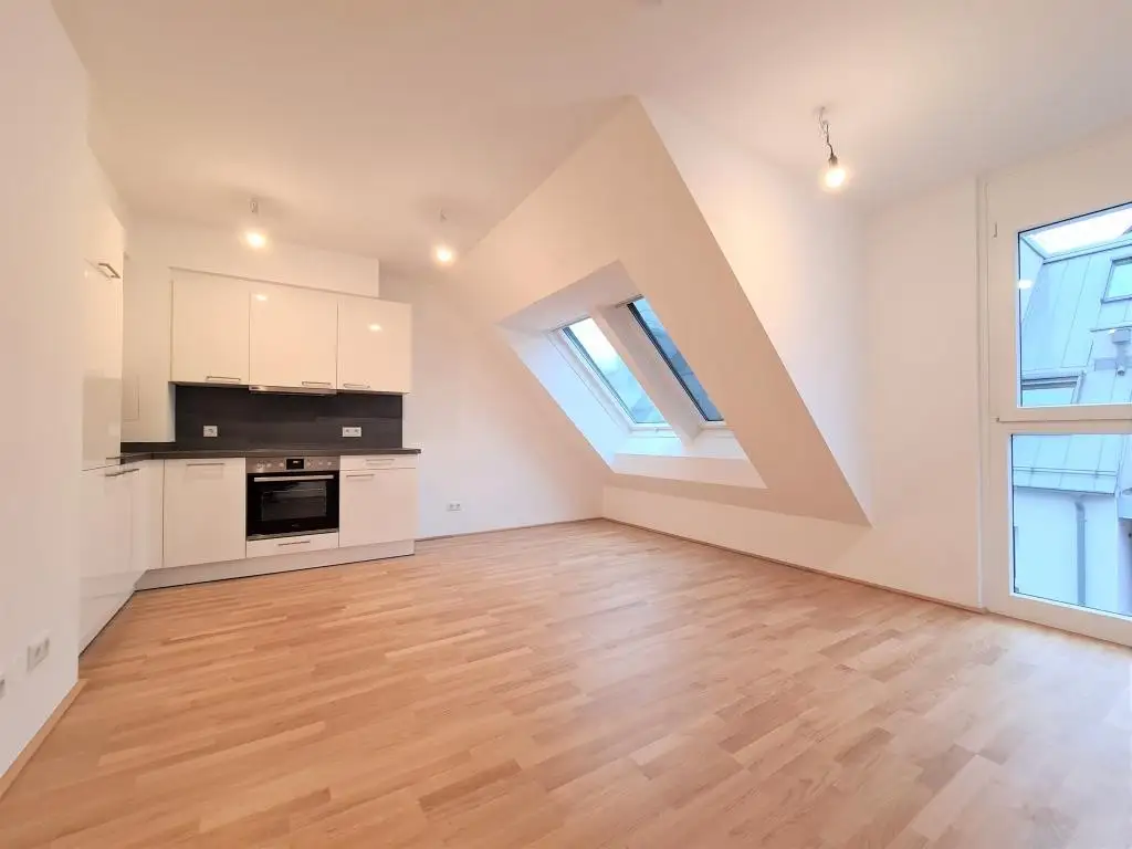 Die ersten Sonnenstrahlen genießen in der neuen Terrassenwohnung! 20min öffentlich nach Wien Mitte!