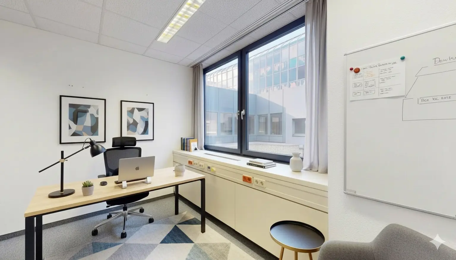 Flexibel gestaltbare Büroflächen im SCS-Komplex