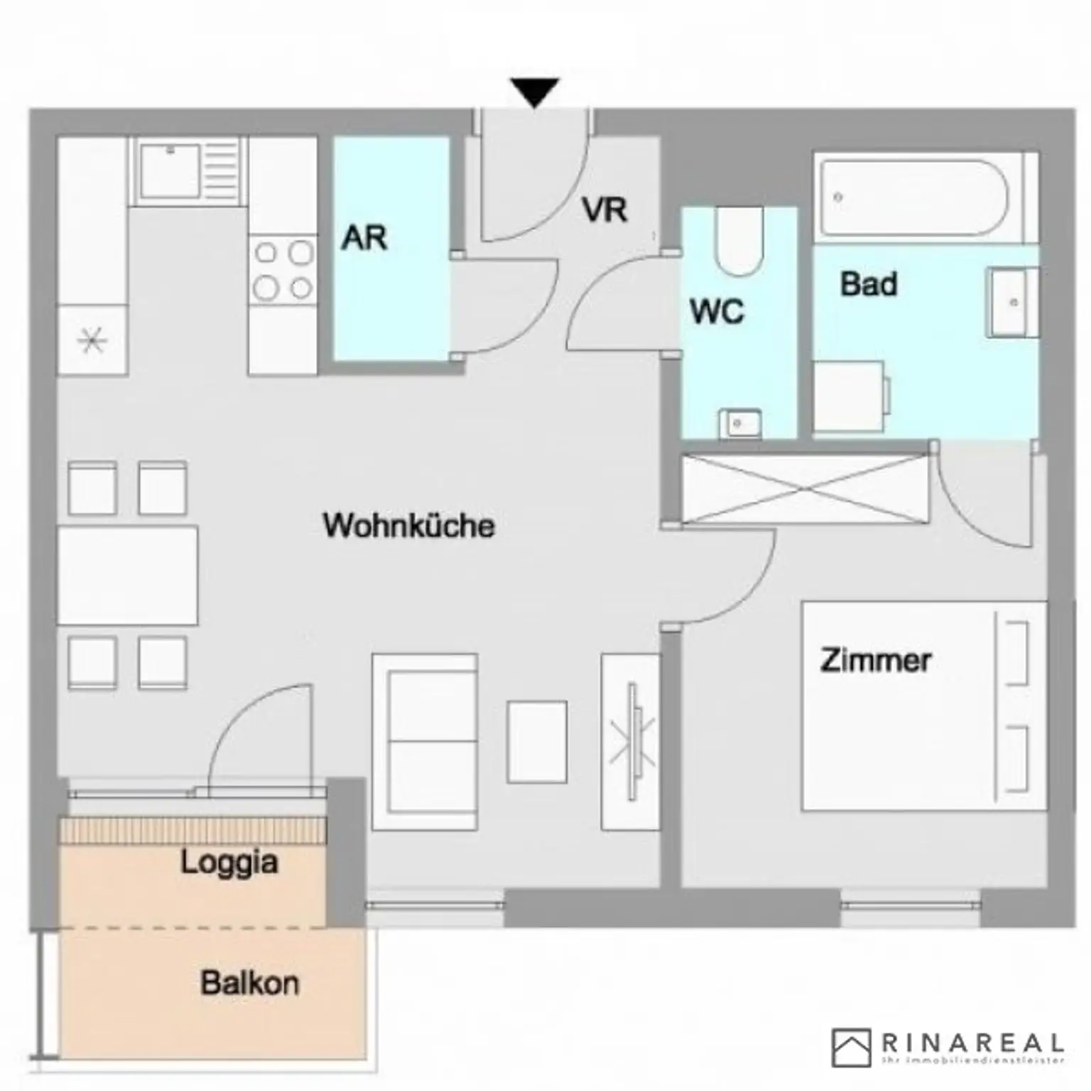 Gut geschnittene 2 Zimmer | Loggia | U-Bahn Nähe | Susi-Nicoletti-Weg | ab 1. September 2025