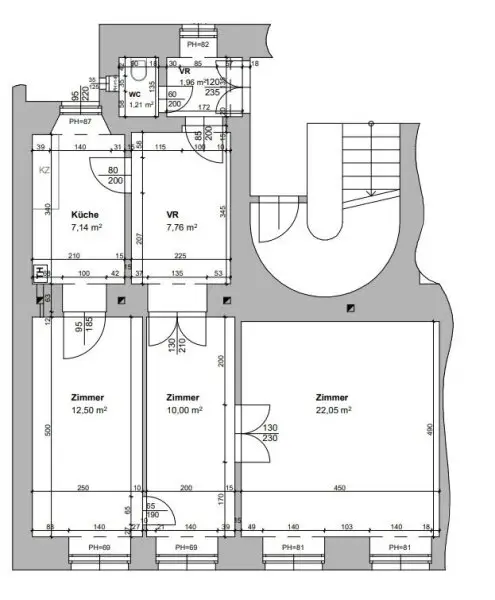 SÜDSEITIG :  Stilaltbau beim Walter-Beck-Platz