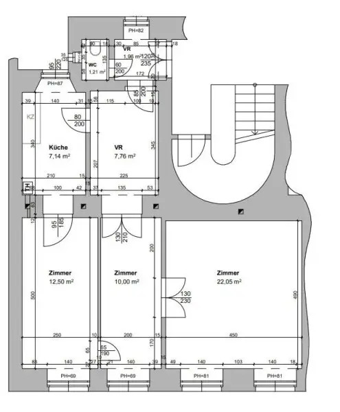 SÜDSEITIG :  Stilaltbau beim Walter-Beck-Platz