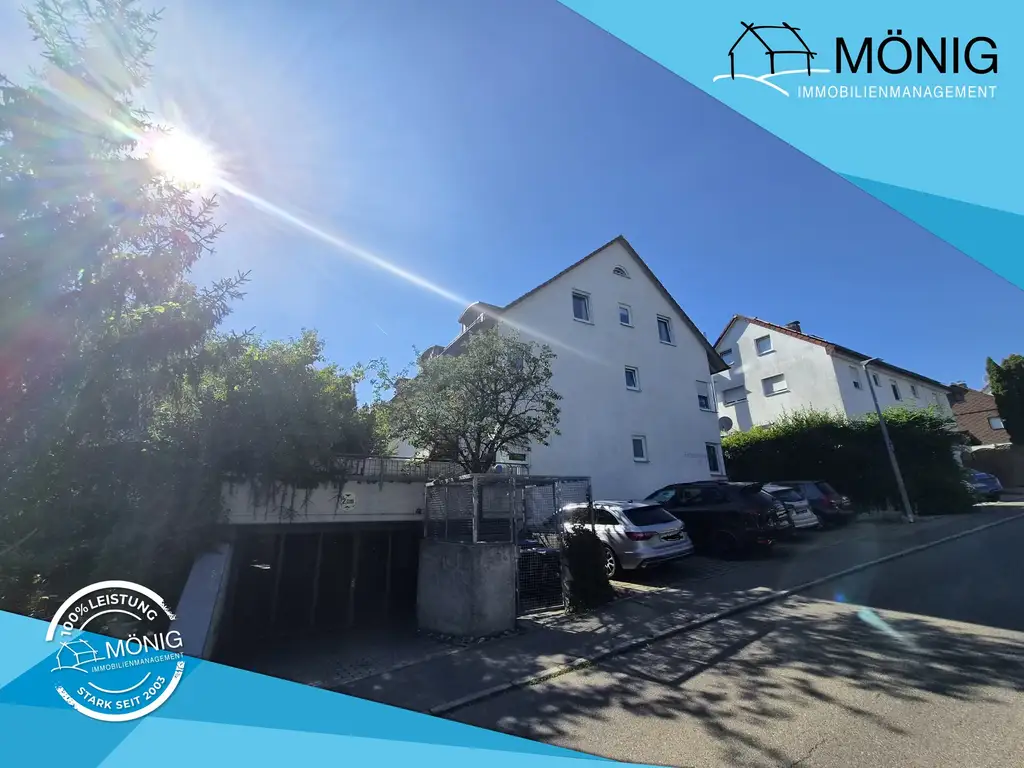 Investoren aufgepasst! Vermietete 3,5-Zi-Wohnung mit Balkon, Terrasse, 1 TG-Stellplatz, Sindelfingen