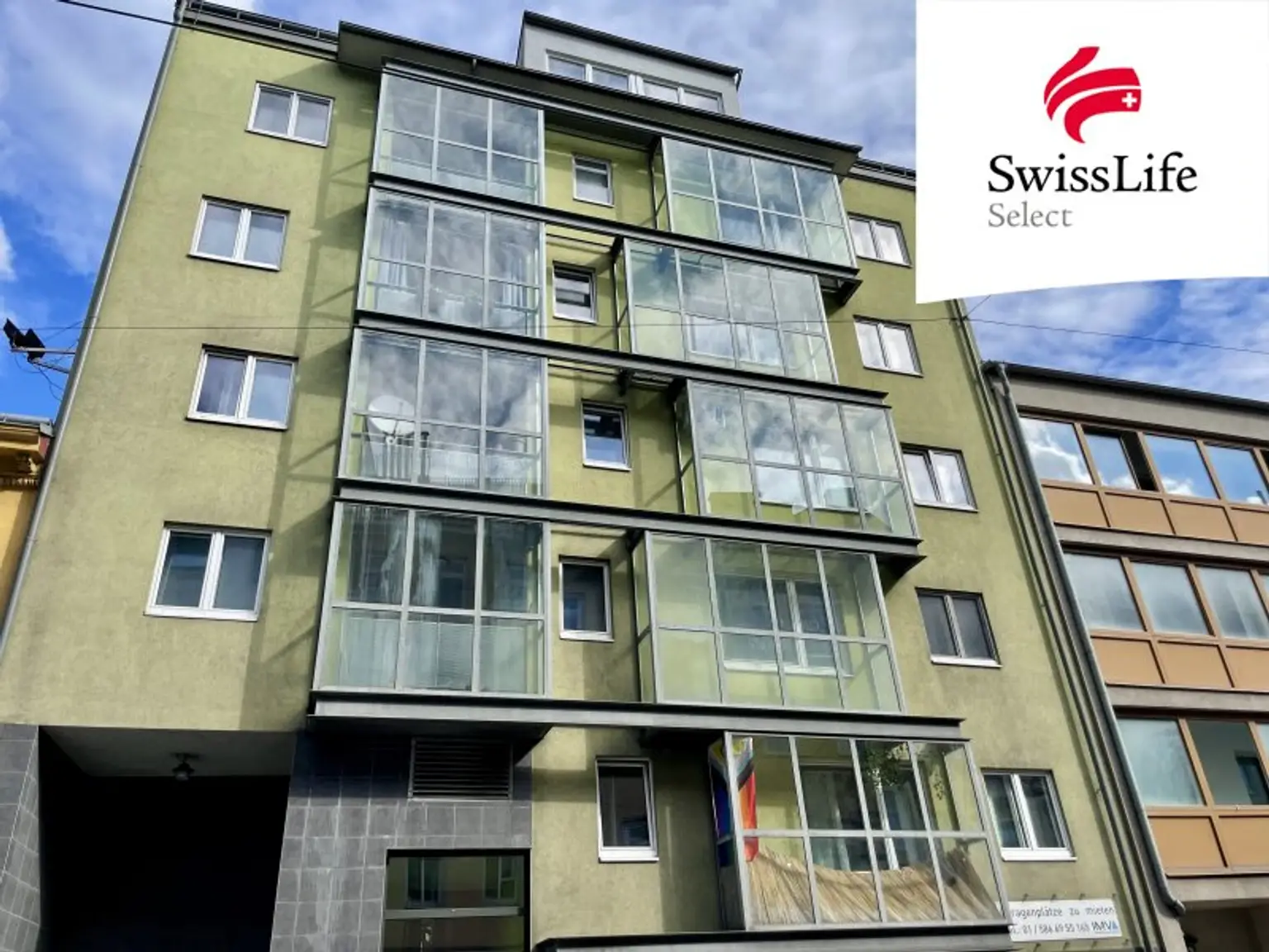Stilvolle 2-Zimmer-Wohnung mit Loggia, Schrankraum und Garagenplatz – Nähe Längenfeldgasse