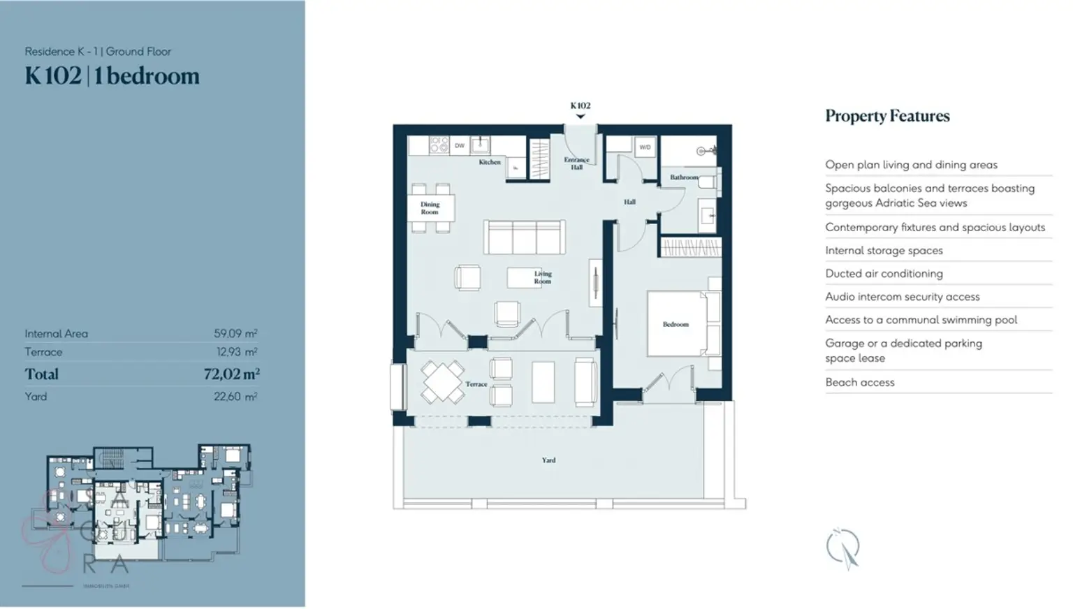 Apartment K 102, Marina Village.