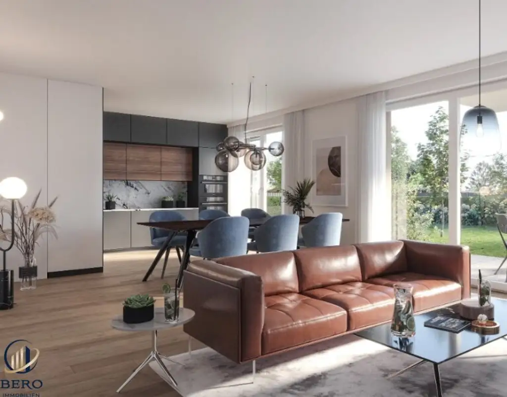 4 Zimmer-Penthouse mit 5 großen Terrassen in familienfreundlicher & naturnaher Umgebung