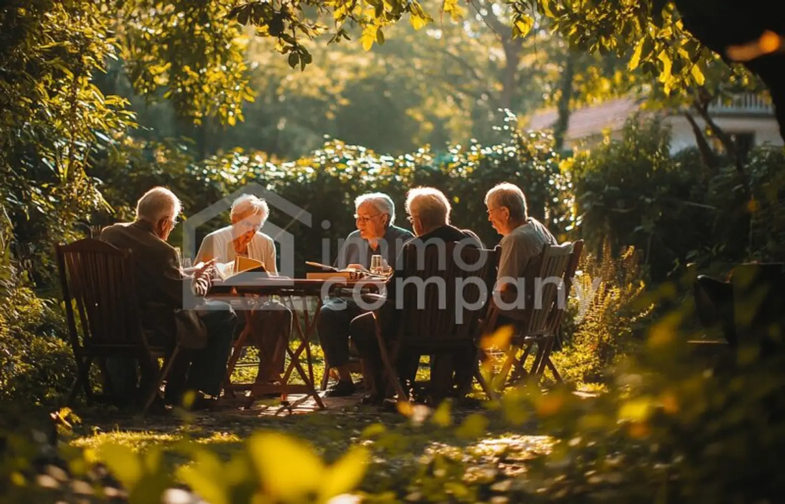 Zusammen im Garten - Symbolfoto von Stockcake
