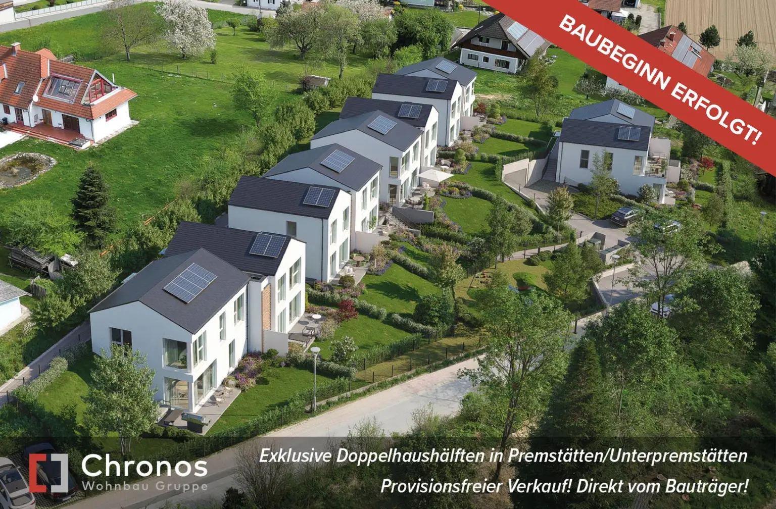 Vorverkaufs-AKTION! Baubeginn Erfolgt! Neubau-Doppelhaushälfte in Unterpremstätten! Provisionsfrei und direkt vom Bauträger!
