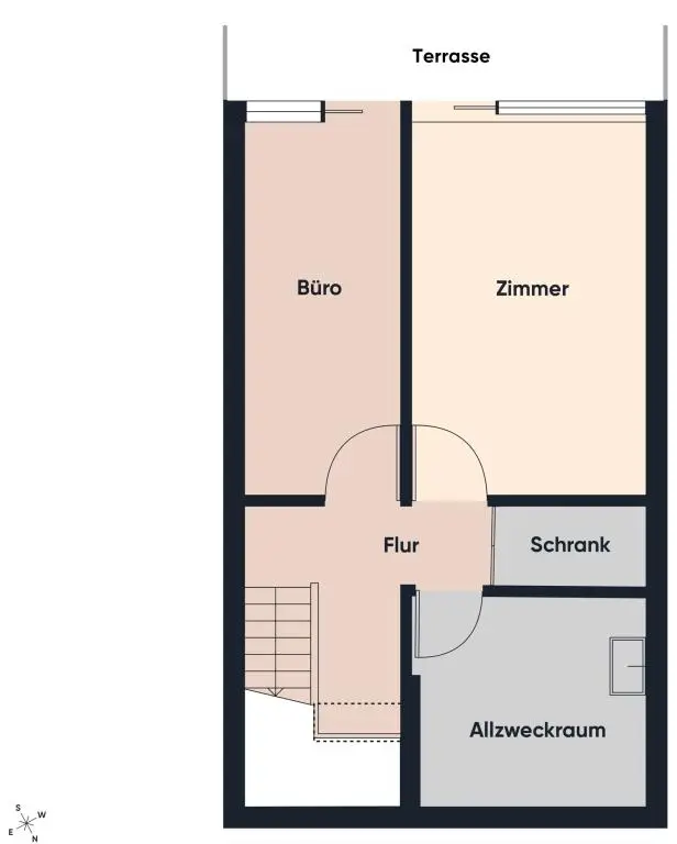 Grundriss ohne Maßstab UG 2