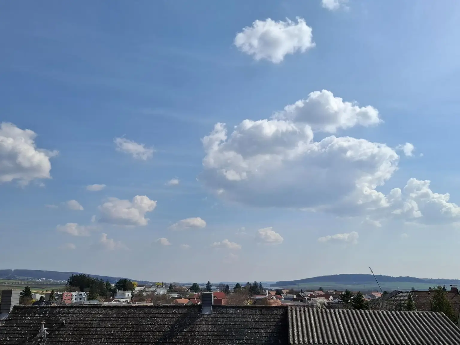 Ausblick von der Dachterrasse